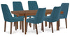 Mesa de Comedor Extensible y 6 Sillas Lyncott