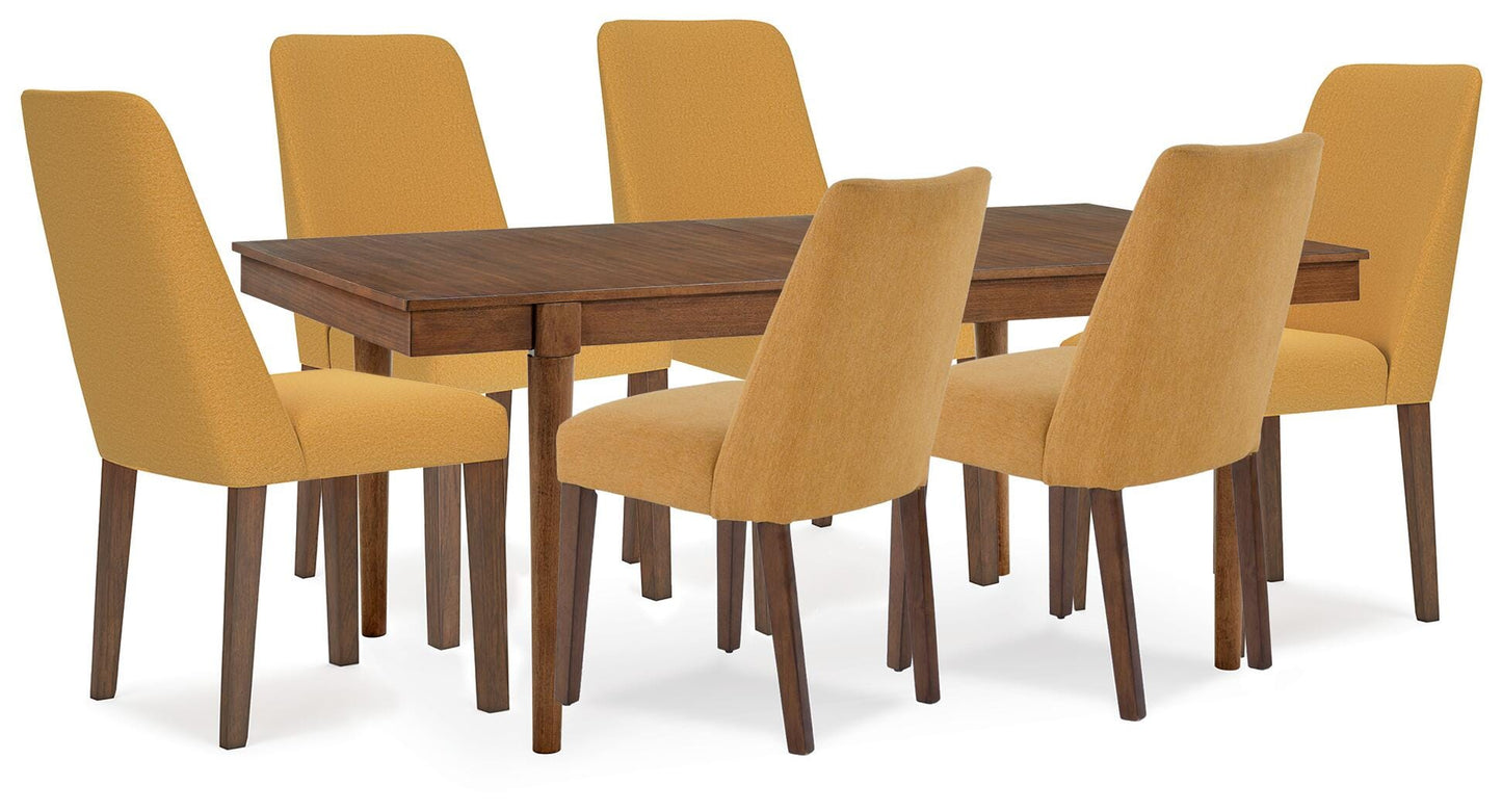 Mesa de Comedor Extensible y 6 Sillas Lyncott