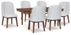 Mesa de Comedor Extensible y 6 Sillas Lyncott