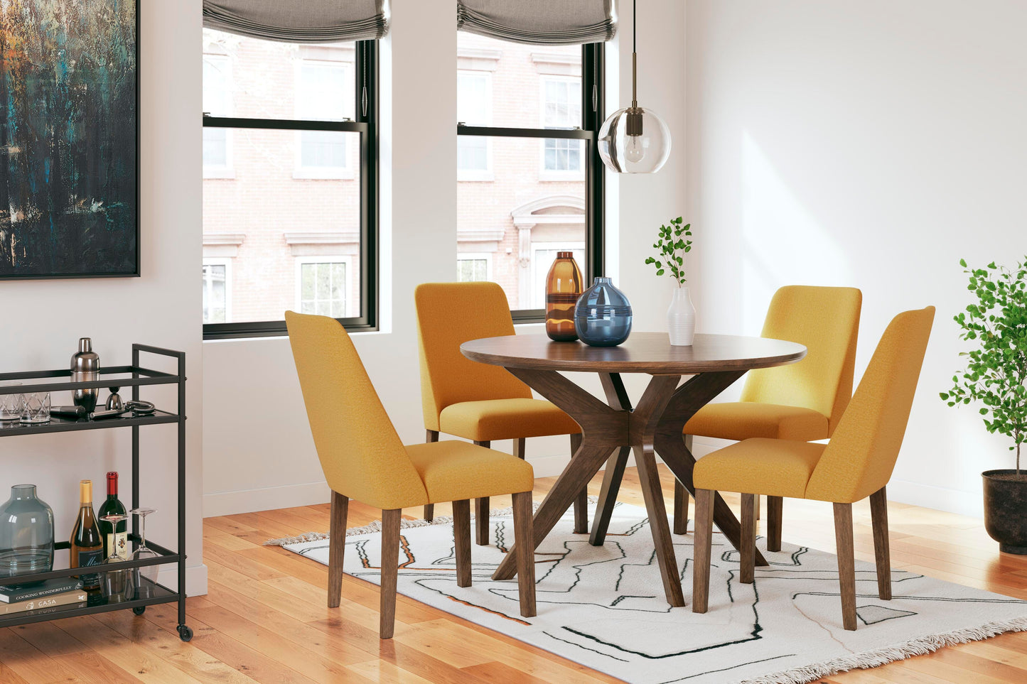 Mesa de Comedor y 4 Sillas Lyncott