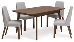 Mesa de Comedor Extensible y 4 Sillas Lyncott