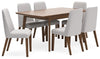 Mesa de Comedor Extensible y 6 Sillas Lyncott