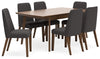Mesa de Comedor Extensible y 6 Sillas Lyncott