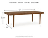 Mesa de Comedor Extensible Lyncott