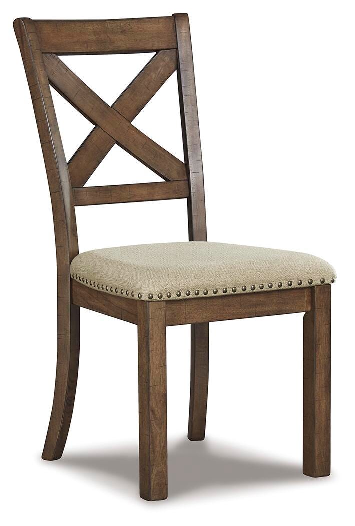Mesa de Comedor y 8 Sillas Moriville – vista en ángulo