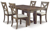 Mesa de Comedor y 4 Sillas Moriville
