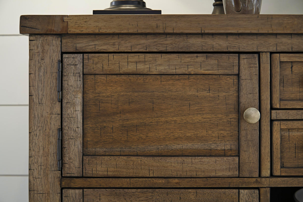 Mesa de Comedor y 8 Sillas Moriville – detalle de tela o acabado 2