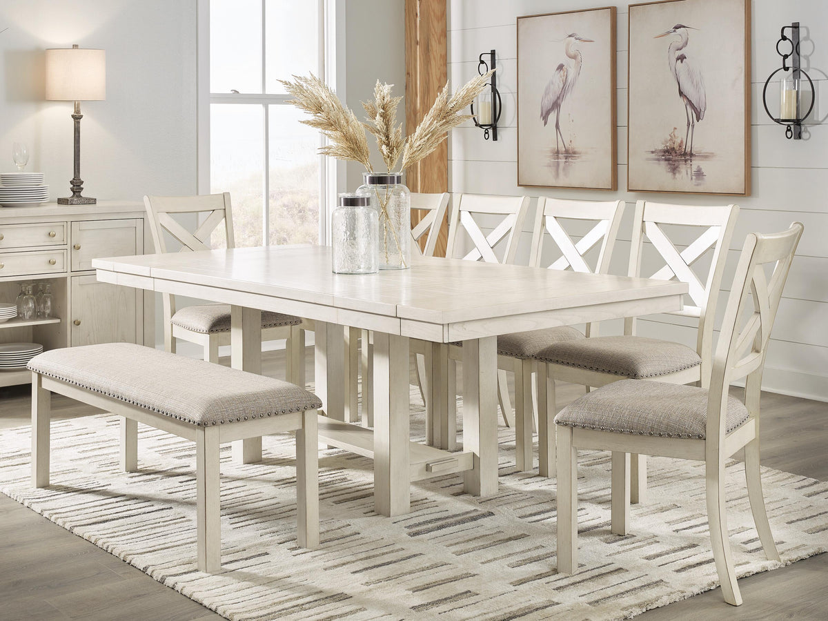 Mesa de Comedor, 6 Sillas y Banco Robbinsdale
