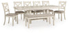 Mesa de Comedor, 6 Sillas y Banco Robbinsdale