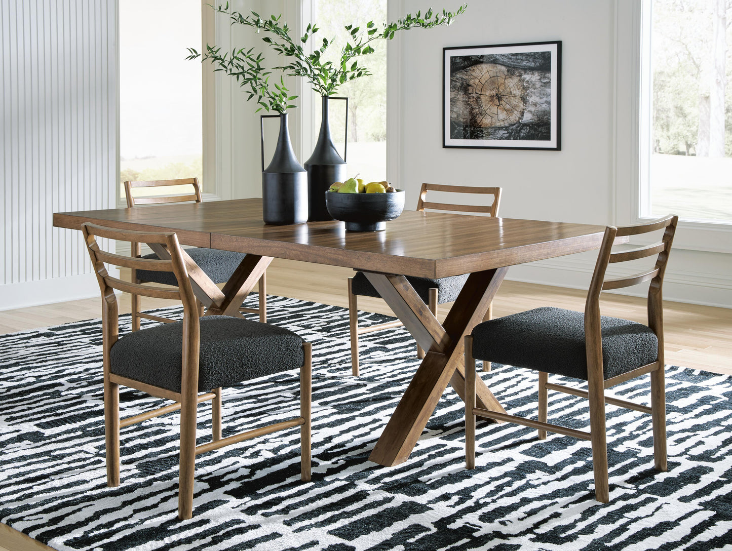 Mesa de Comedor y 4 Sillas Steenlage