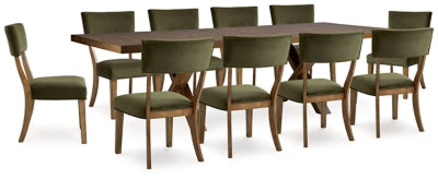 Mesa de Comedor y 10 Sillas Steenlage