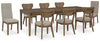 Mesa de Comedor y 8 Sillas Roanhowe