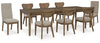Mesa de Comedor y 8 Sillas Roanhowe
