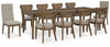 Mesa de Comedor y 10 Sillas Roanhowe