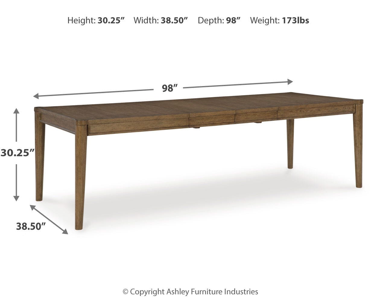 Mesa de Comedor Extensible Roanhowe