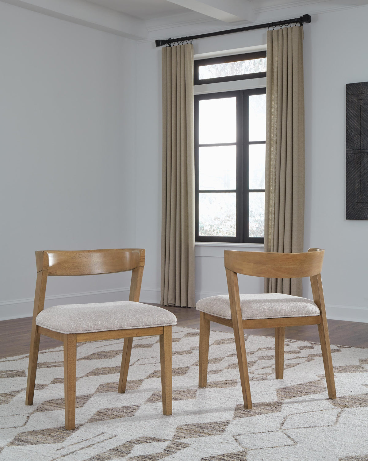 Mesa de Comedor y 8 Sillas Kristiland Café Claro – detalle 11