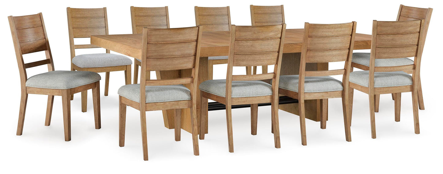 Mesa de Comedor y 10 Sillas Kristiland