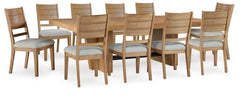 Mesa de Comedor y 10 Sillas Kristiland