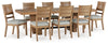 Mesa de Comedor y 8 Sillas Kristiland
