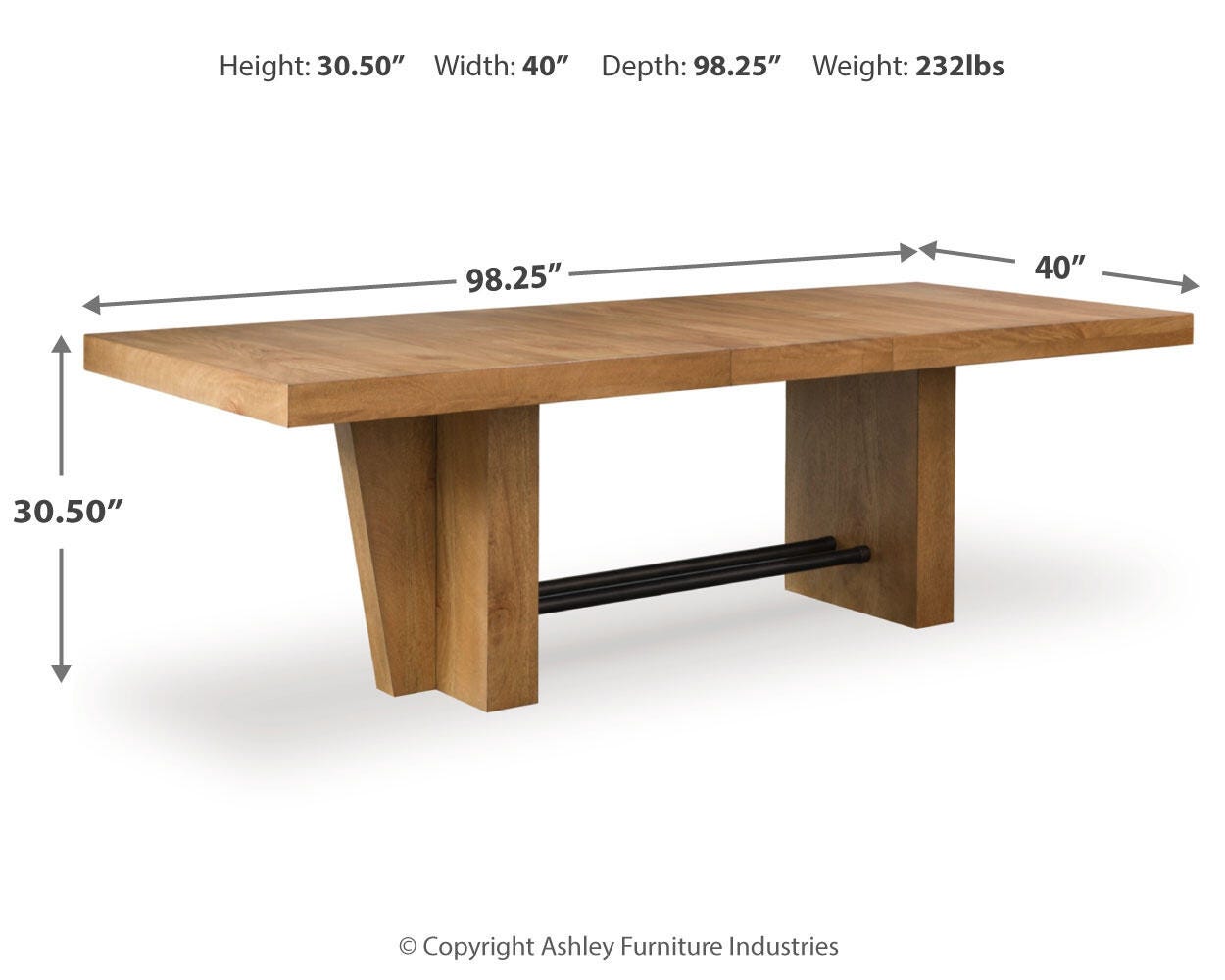 Mesa de Comedor Extensible Kristiland