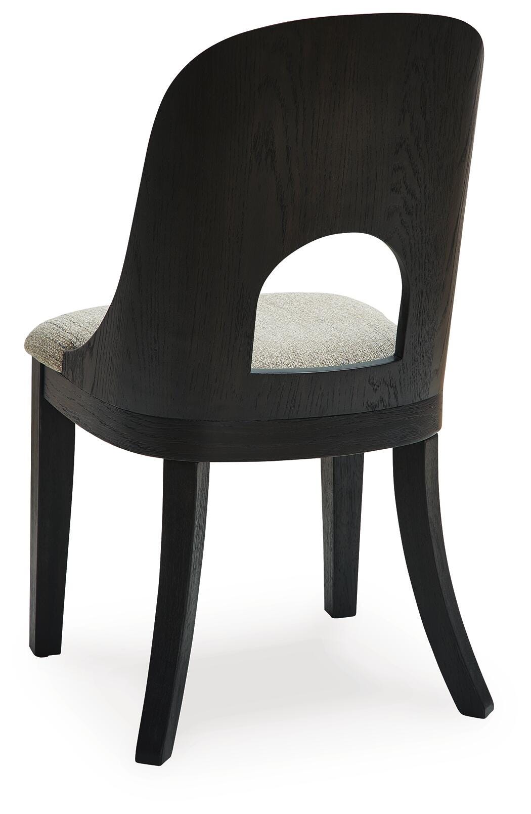 Silla de Comedor Rowanbeck Gris/Negro – vista posterior
