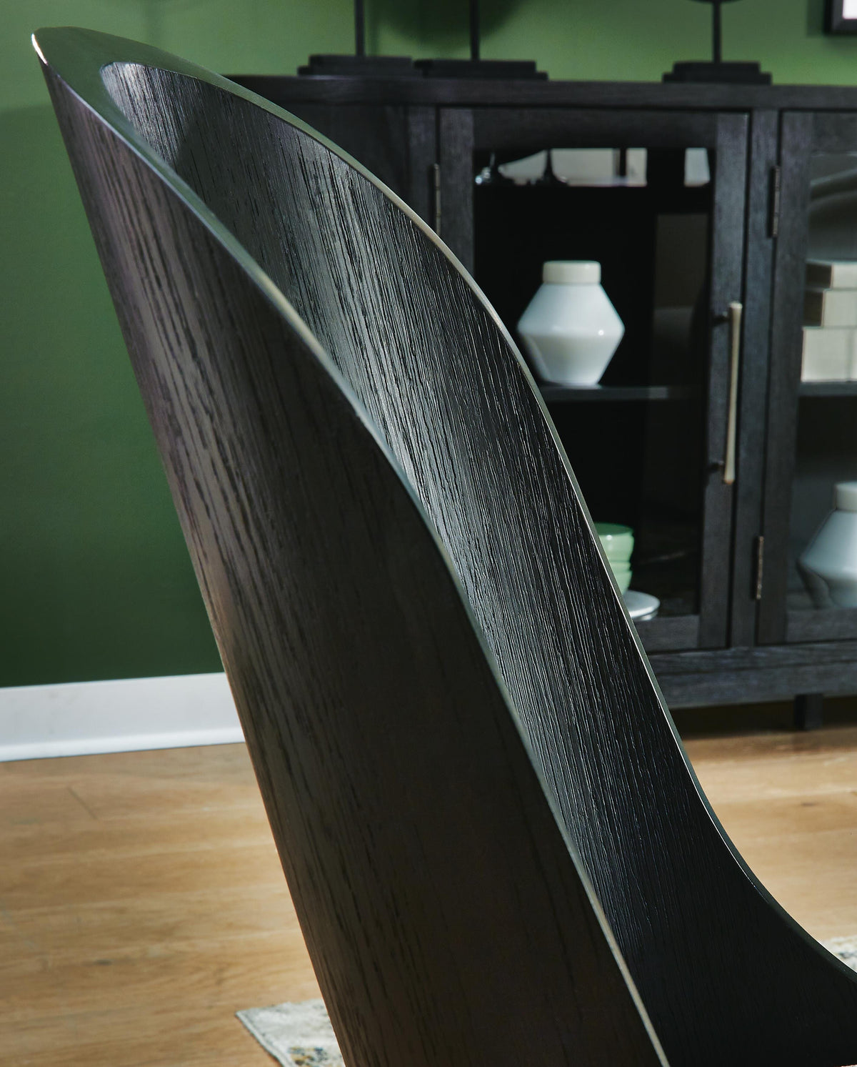 Silla de Comedor Rowanbeck Gris/Negro – detalle 6