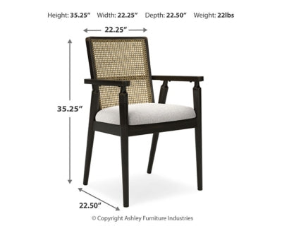 de Comedor Silla con Brazos Galliden