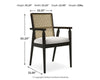 de Comedor Silla con Brazos Galliden