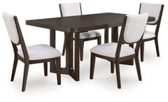 Mesa de Comedor Extensible y 4 Sillas Breckington