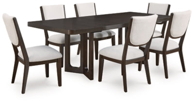 Mesa de Comedor Extensible y 6 Sillas Breckington