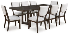 Mesa de Comedor Extensible y 8 Sillas Breckington