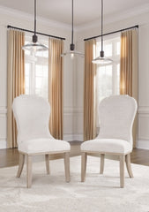 Jorlaina 6 Sillas de Comedor + Mesa de Comedor Extensible