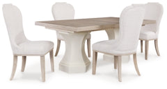 Mesa de Comedor Extensible y 4 Sillas Jorlaina