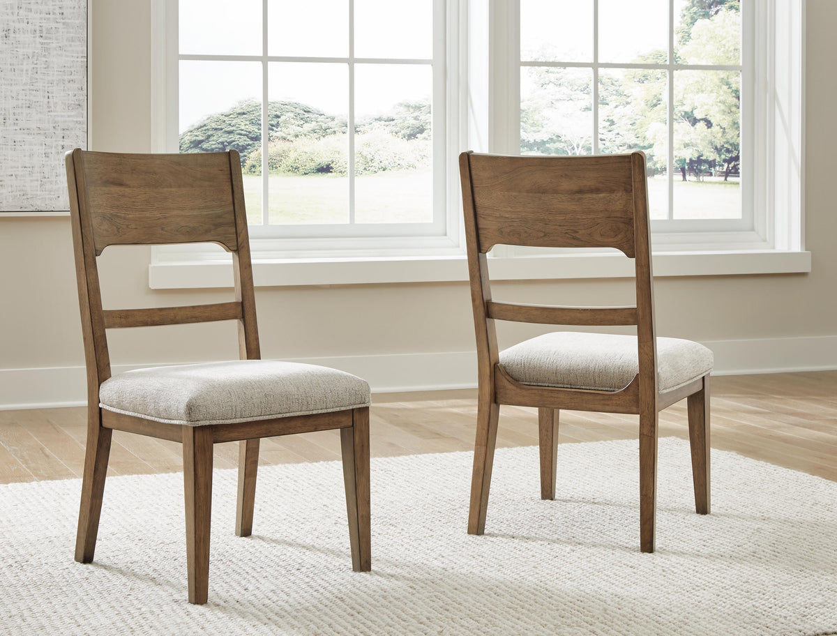 Silla de Comedor Cabalynn Avena/Café Claro – detalle 9