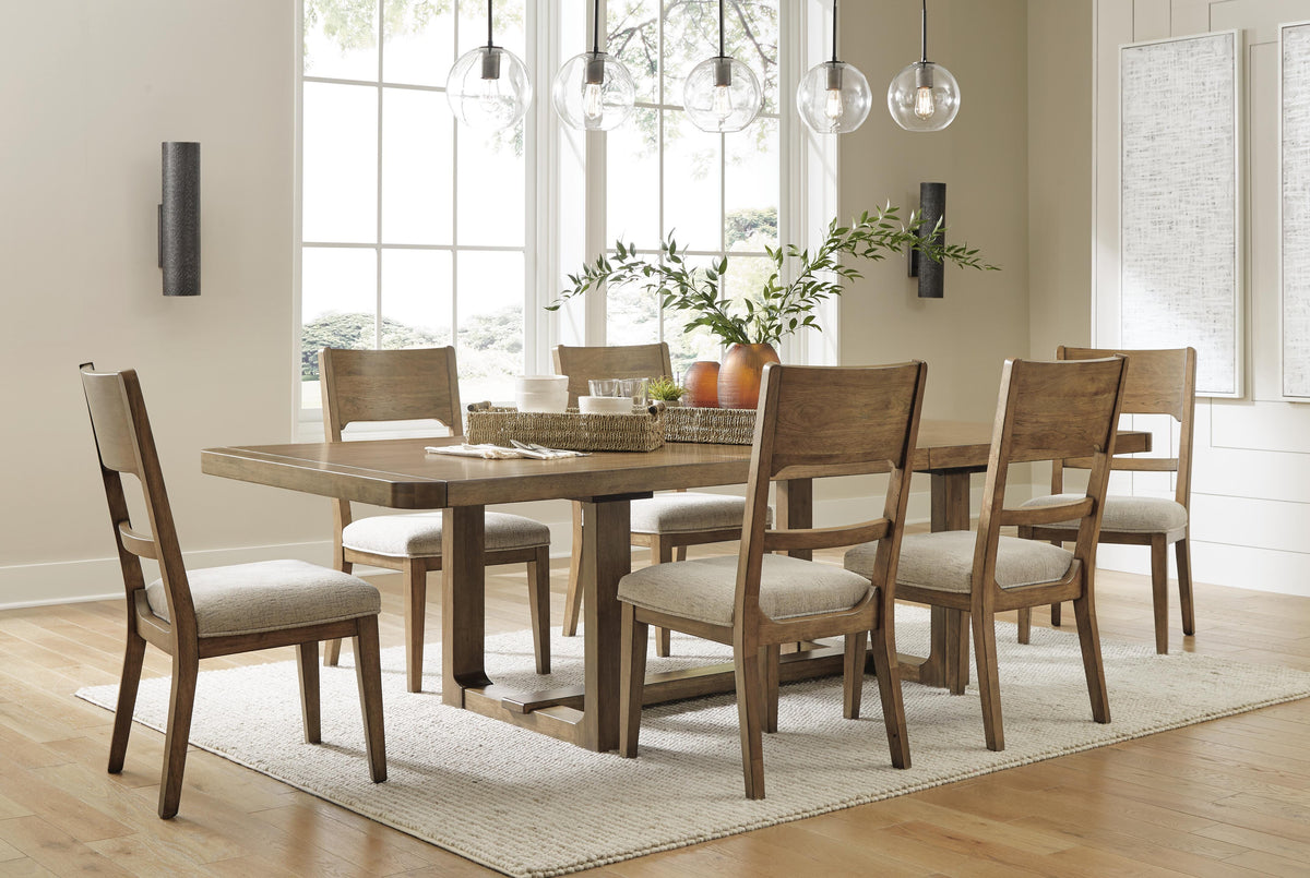 Silla de Comedor Cabalynn Avena/Café Claro – detalle 11