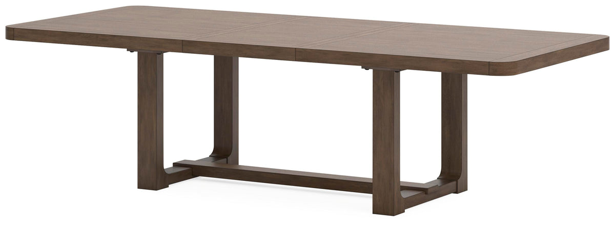 Mesa de Comedor Extensible y 4 Sillas Cabalynn – vista en ángulo 4