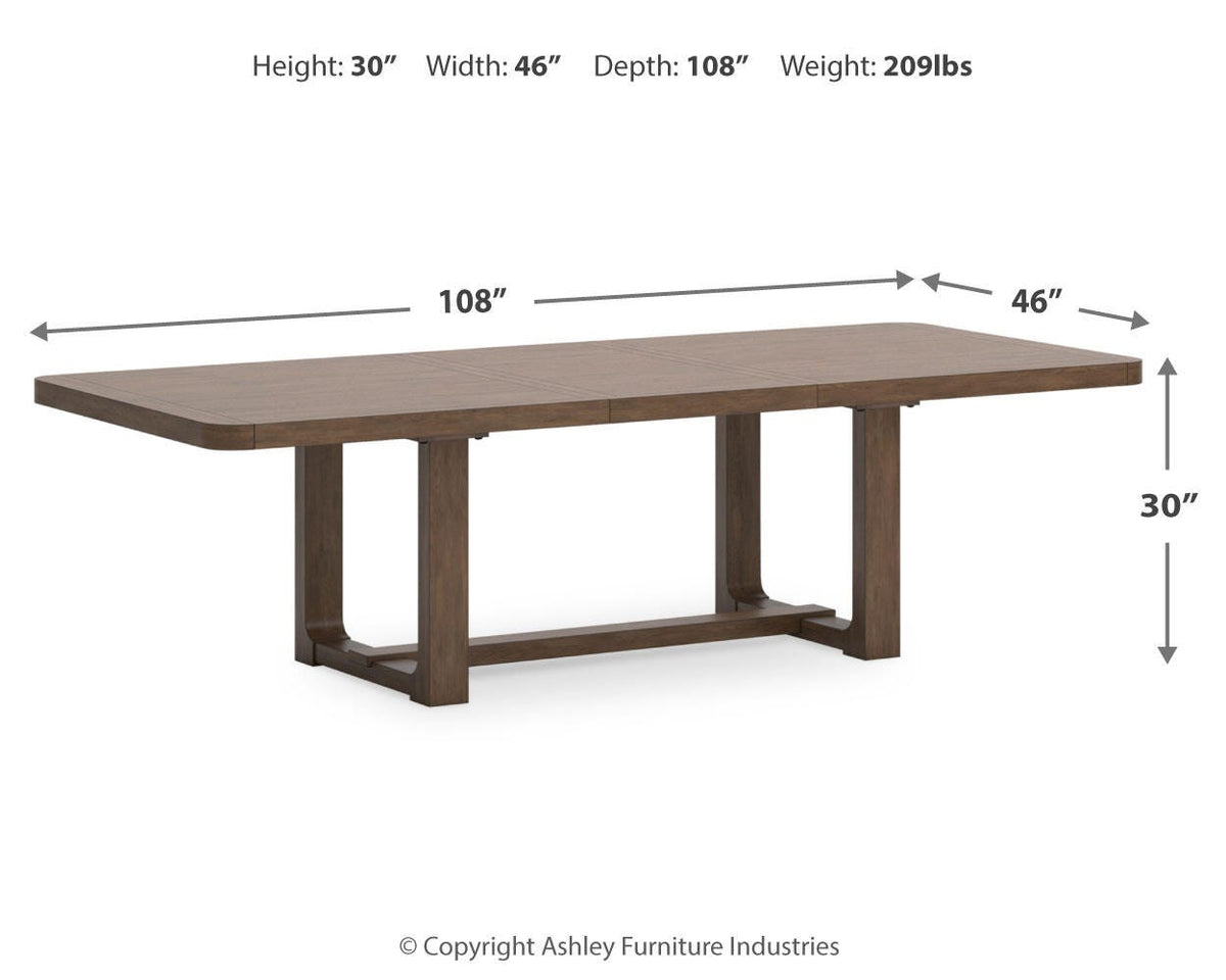 Mesa de Comedor Extensible Cabalynn – medidas