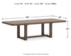 Mesa de Comedor Extensible Cabalynn