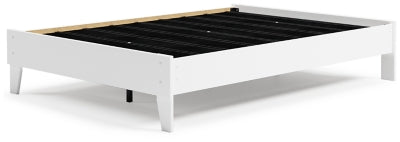Cama Plataforma Flannia Full – vista frontal