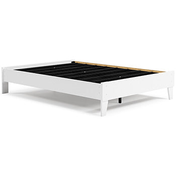 Cama Full de Plataforma Flannia