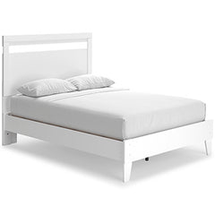 Cama de Panel de Plataforma Full Flannia