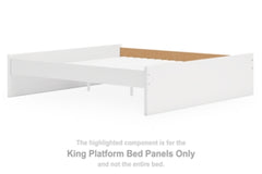Cama de Plataforma con Paneles King Onita