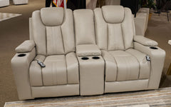 Sofá de Dos Puestos Glider Reclinable con Consola Next Move