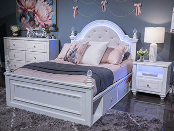 Doble Cabecera de Panel Tapizada Maylilly