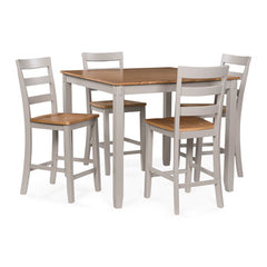 Mesa de Comedor Altura de Barra y 4 Taburetes Altura de Barra Gesthaven