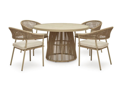 Silla con Brazos de Exterior con Cojín Ocean Park