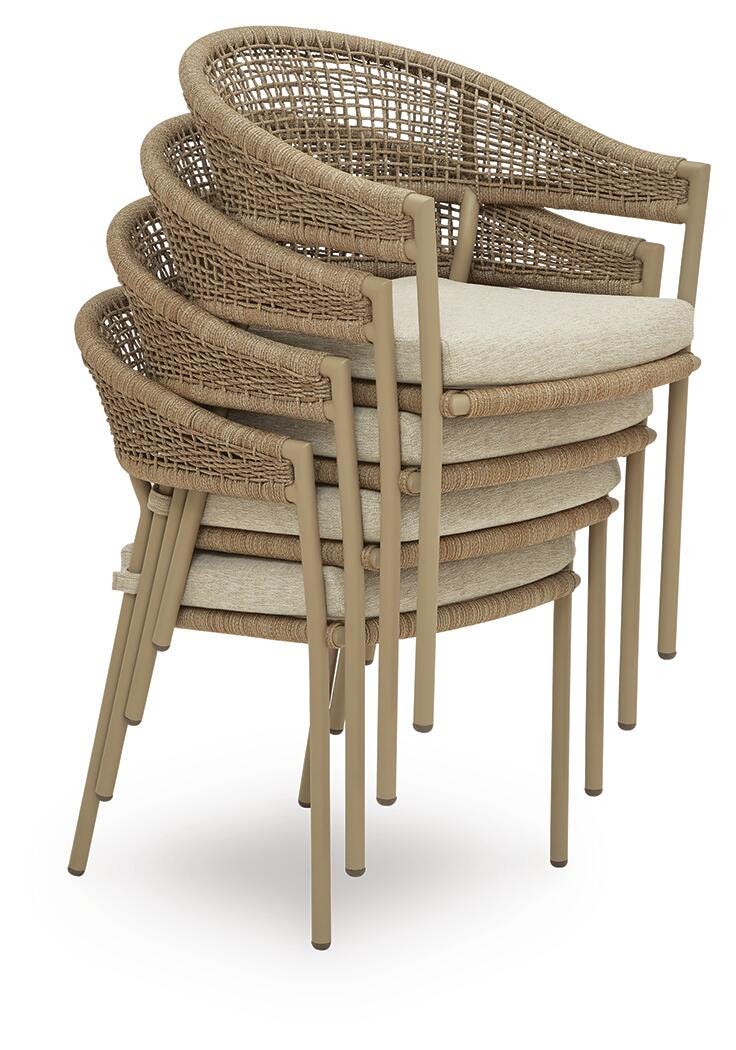 Silla con Brazos de Exterior con Cojín Ocean Park – detalle 1