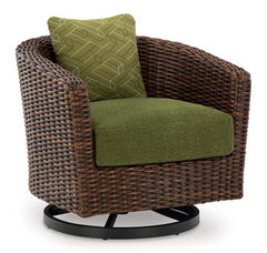 Silla Giratoria de Descanso de Exterior con Cojín Horizon Hall
