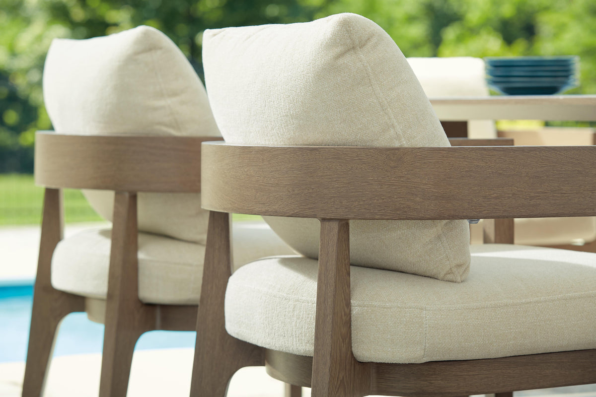 de Exterior de Comedor Silla con Brazos con Cojín Serene Bay – detalle 11