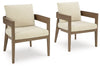 de Exterior de Comedor Silla con Brazos con Cojín Serene Bay